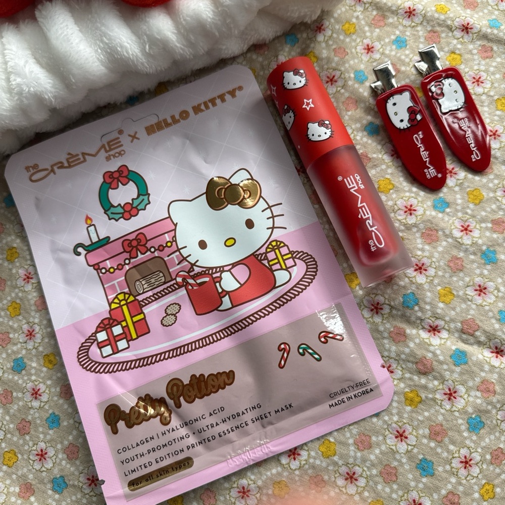 Hello Kitty Red and White Spa Set - Picture 2 of 2